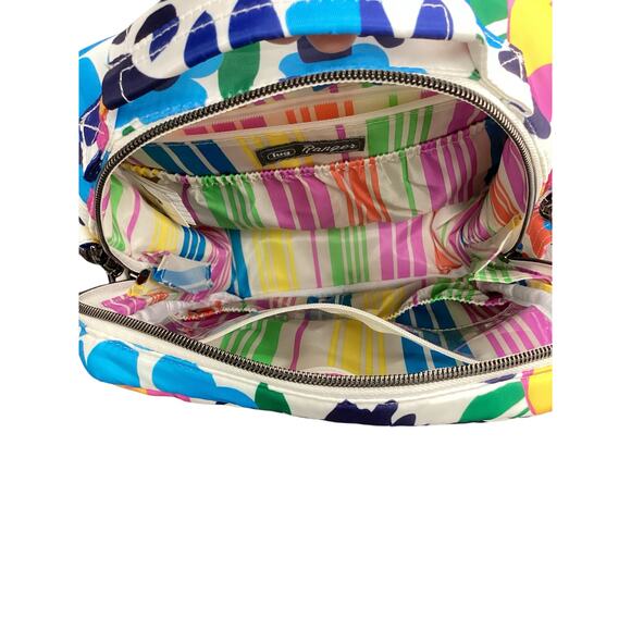 NWOT Lug Crossbody Women’s One Size Floral Print White And Multicolor - Picture 7 of 7